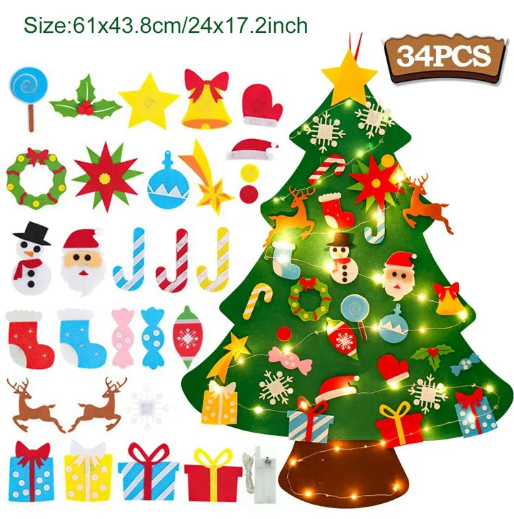 Christmas Tree Merry Christmas Decorations For Home. Cristmas Ornament Xmas Navidad Gifts Santa Claus New Year Tree