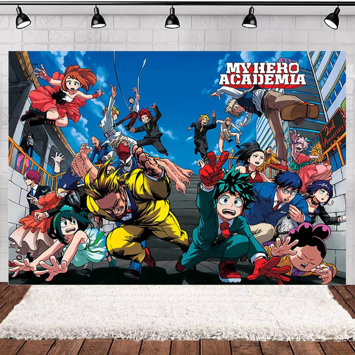 My Hero Academia Birthday Party Decoration Disposable Tableware Cup Plate Balloon Backdrop Banner Kid Favor Baby Shower Supplies
