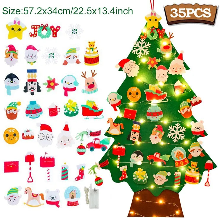 Christmas Tree Merry Christmas Decorations For Home. Cristmas Ornament Xmas Navidad Gifts Santa Claus New Year Tree