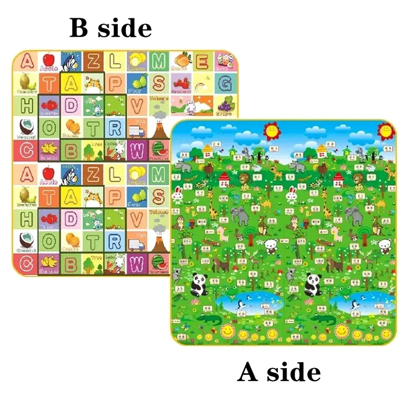 2 thickness options 5 Size Options Crawling Carpet Baby Play Mat Children Rug for Kids Educational Toys Soft Activity Game Floor