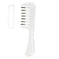 Portable Transparent Hair Root Comb Liquid Guide Applicator Scalp Massage Comb Hair Oil Serum Brush Anti-Leak Hair Care Tool