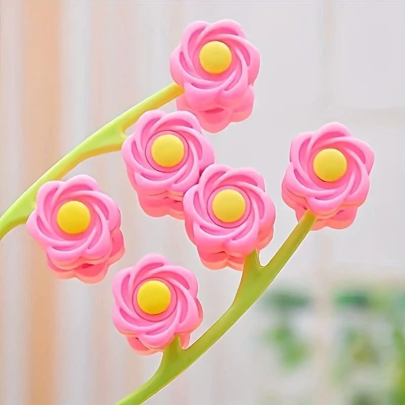 A Facial Massager, Facial Massage, Flower Shaped Massage Roller, V-Face Tightening and Lifting, Beauty Tool