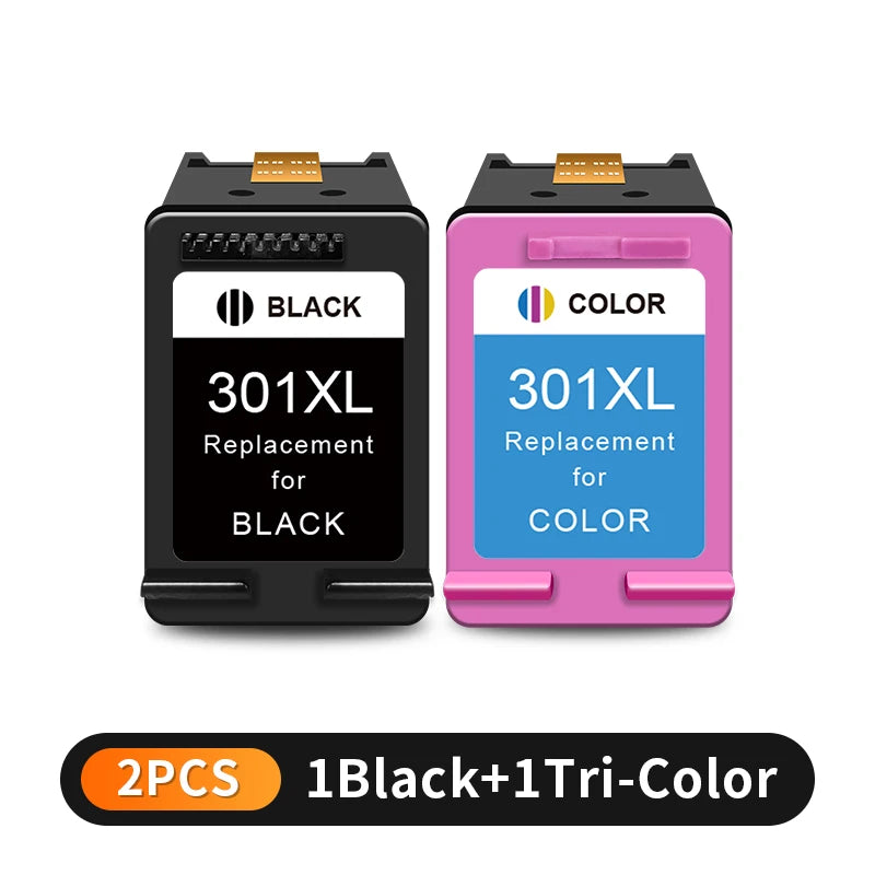 Royek Re-manufactured Ink Cartridge Compatible for HP 301 301XL INK DeskJet 1050 2050 3050 2150 1510 2540 Printer Cartridges XL