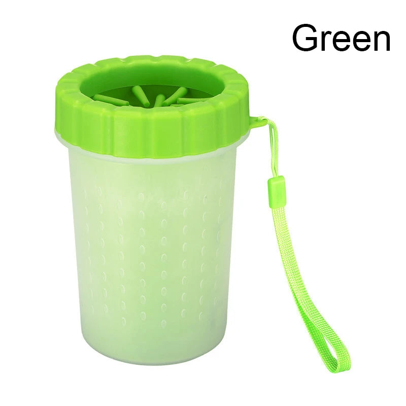 Portable Pet Paw Washer – Automatic Dog and Cat Foot Cleaning Cup – Easy Scrub Pet Paw Cleaner for Dogs and Puppies