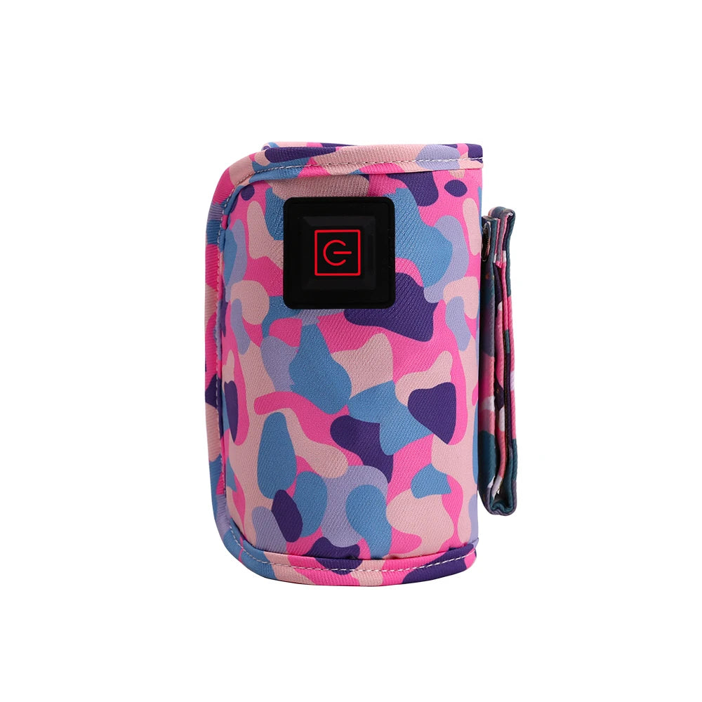 Baby bottle insulation bag, baby thermal carrier, bottle warmer with 3-speed temperature adjustment