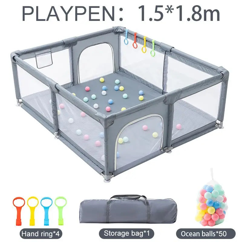 Baby Playpen for Children New Arrival Baby Playground for 6 Months~6 Years Old Kids Ball Pit Playpen Indoor Baby Safety Fence