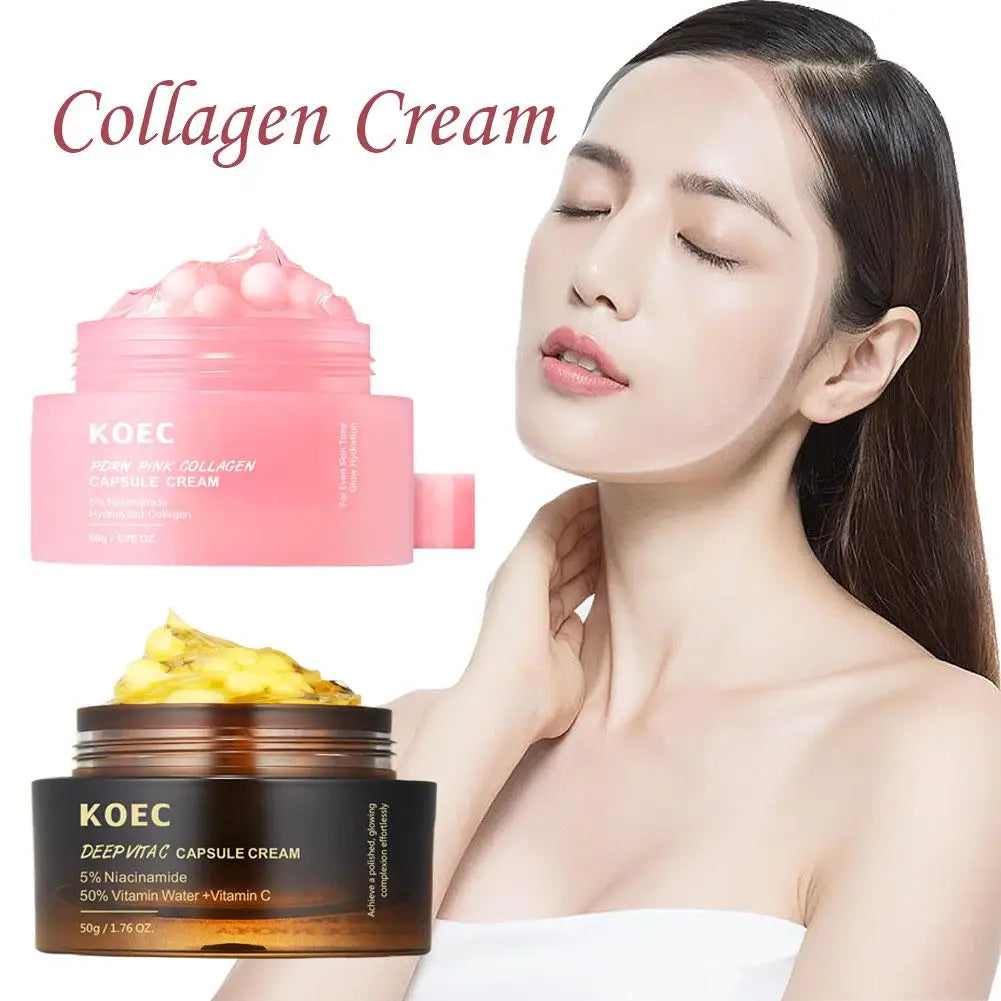 Collagen Jelly Cream Niacinamide Hydrolyzed Whitening Brightening Moisturizer Collagen Korean Skincare Products