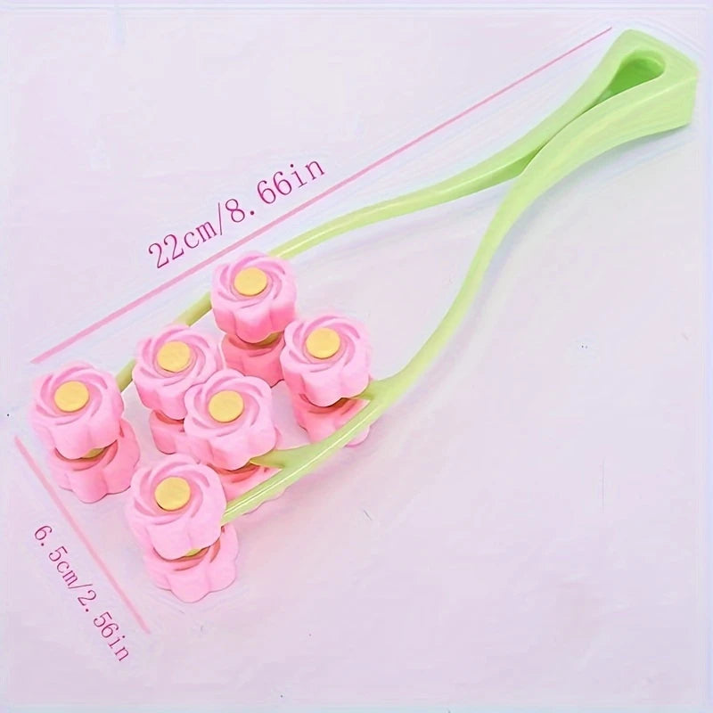 A Facial Massager, Facial Massage, Flower Shaped Massage Roller, V-Face Tightening and Lifting, Beauty Tool
