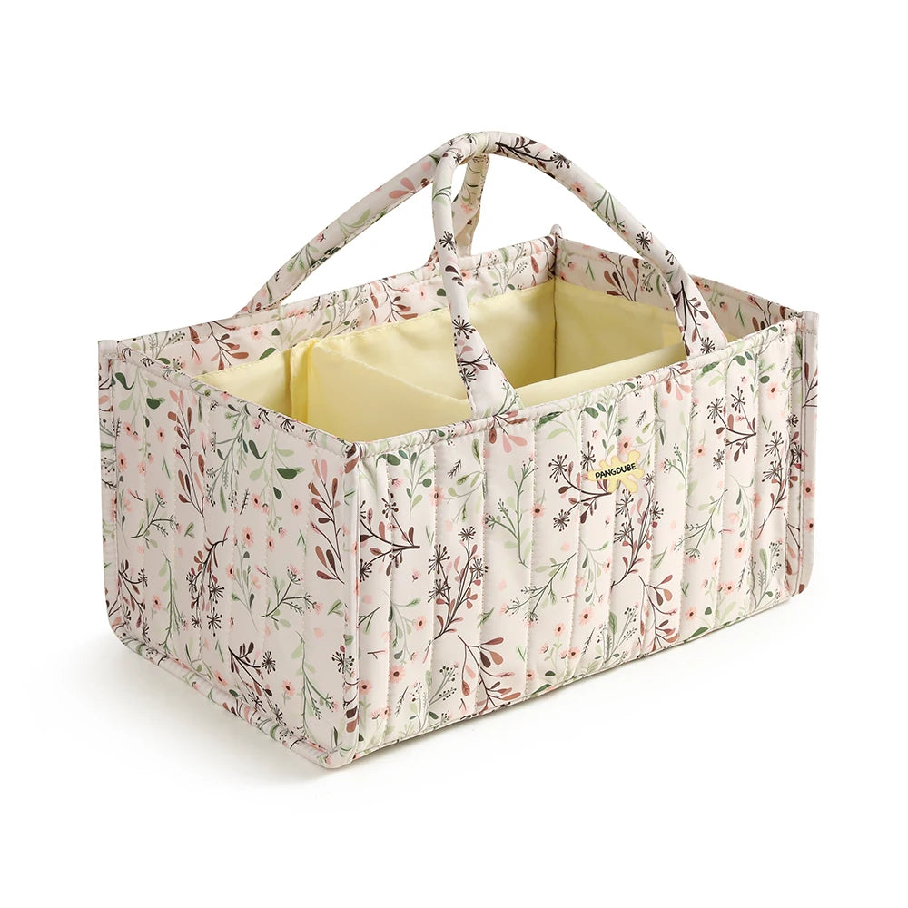 PANGDUBE Baby Diaper Bags Diaper Stackers & Caddies Nursery Organizer Basket Diaper Storage for Baby Things Mom Bag Nappy Bag