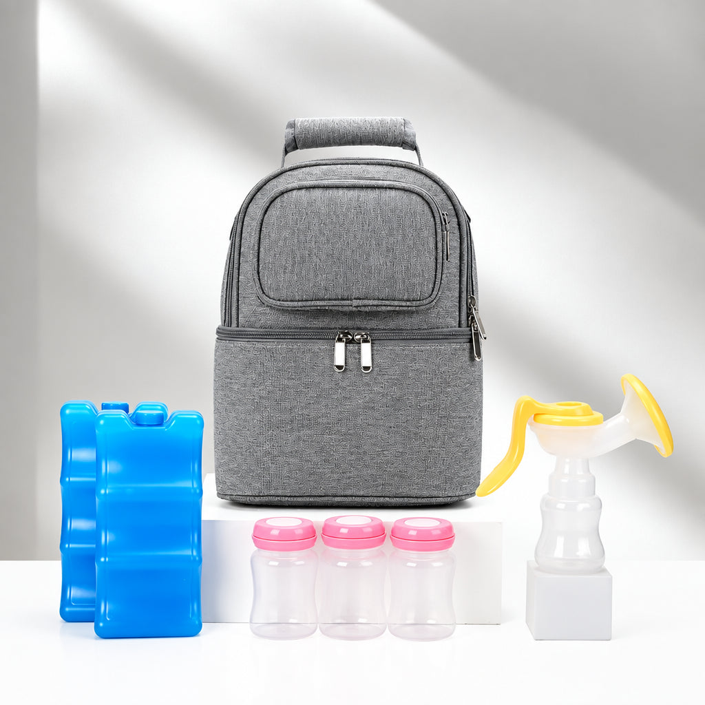 Baby Milk Food Storage Thermal Bags Warmer with Feeding Bottle Thermal Keeps Drinks Cool Travel Backpack Mummy Diaper Backpack