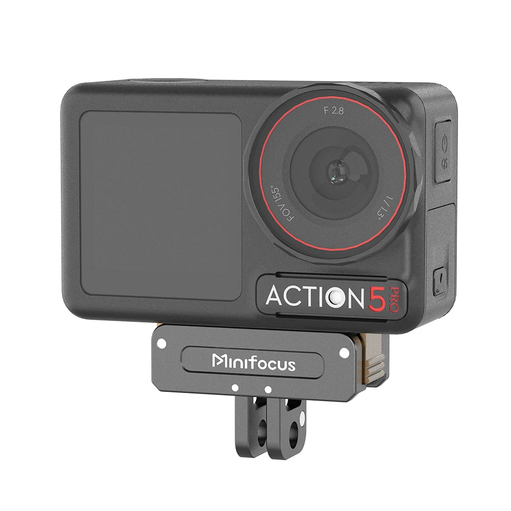 Magnetic Quick Release Adapter Mount for DJI Osmo 360 Action 5 Pro 4 3, with 1/4 Screw Hole Connection Aluminum Camera Bracket
