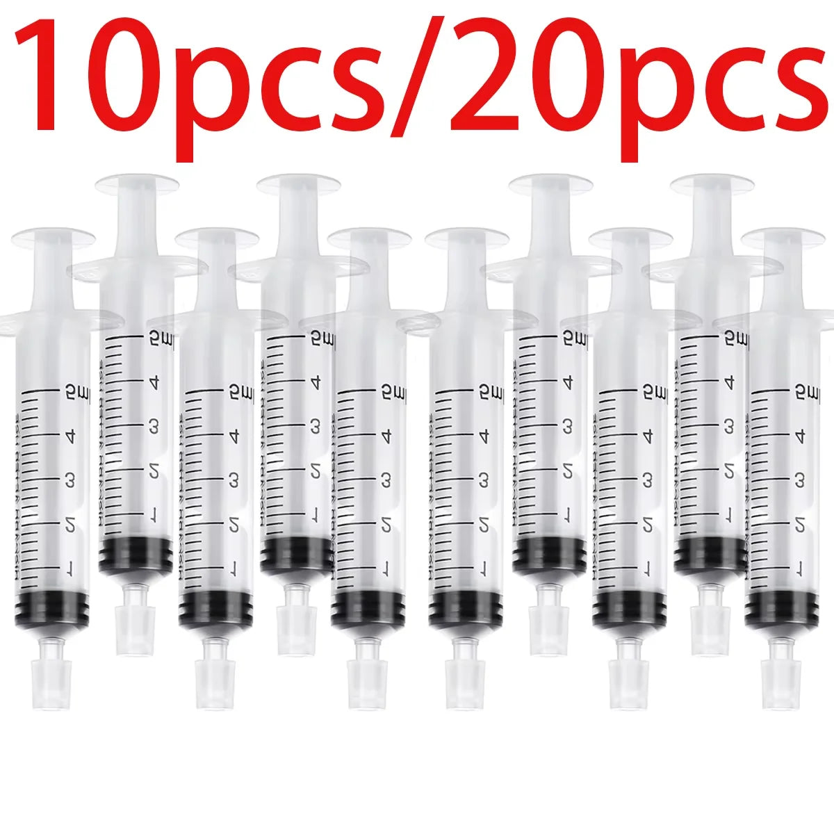 10/20pcs 5ml Syringe Plastic Perfume Dispenser Tool Refills Cosmetics for Quantitative Distribution of Refillable Bottles