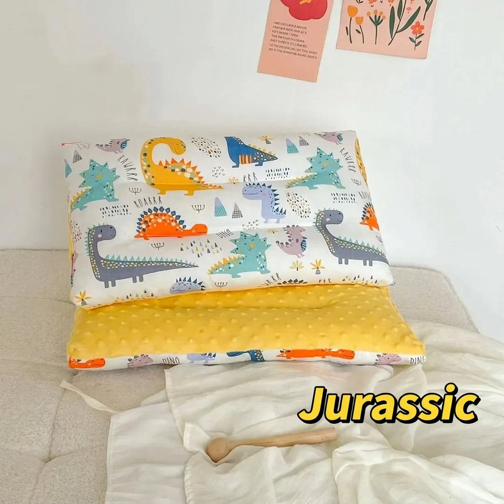 Soft baby pillow Comfortable velvet newborn pillow Baby sleep headrest Breathable baby pillow Mom's Love