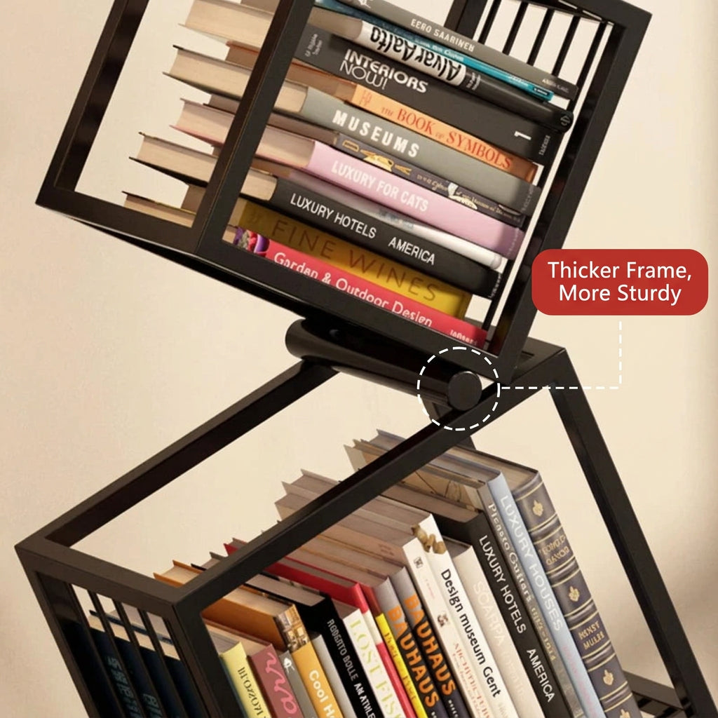 Alien Rotating Bookshelf Living Room Creative Magazine Rack Aesthetic Kid's Picture Book Organizer Estantes Storage Furniture