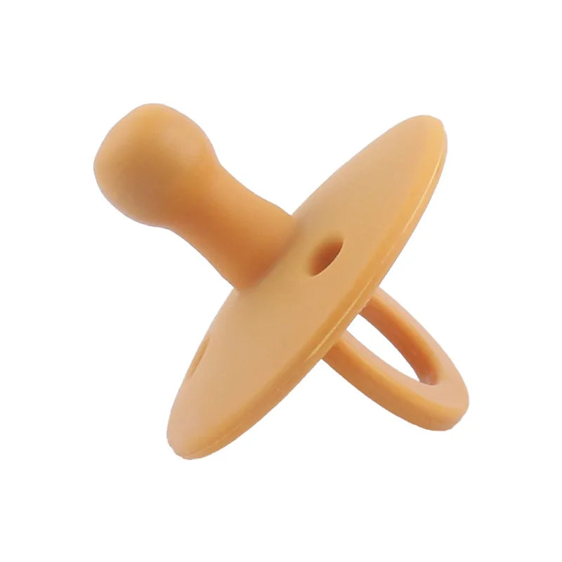 Baby Silicone Pacifier Soft BPA Free Soother Infant Dummy Nipple Newborn Baby Teether Toy Teething Nursing Pacifier Chain Pendan