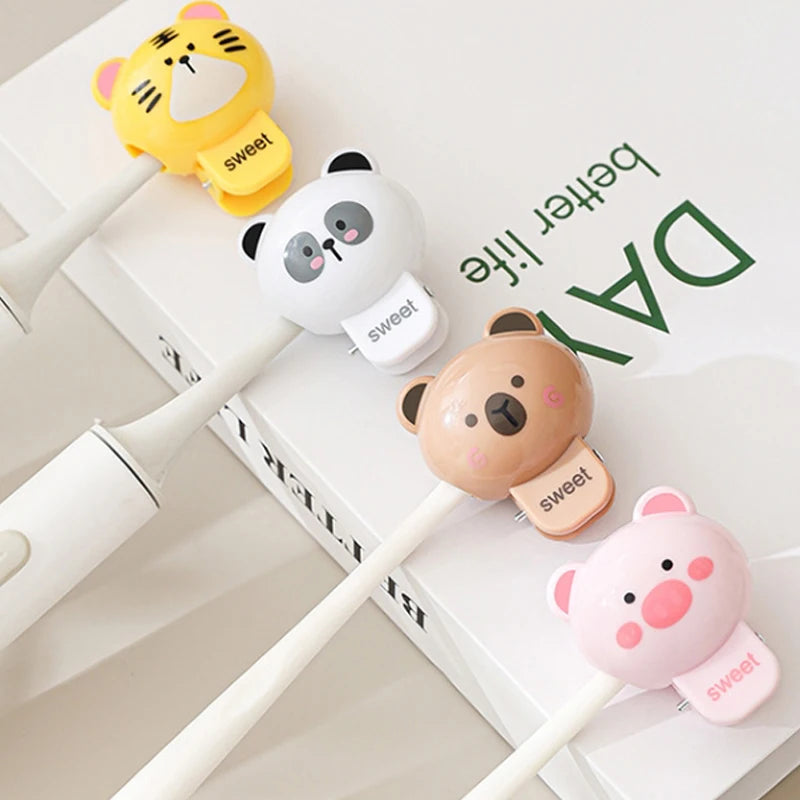 1/2pcs Animal Toothbrush Head Cover Capybara Household Travel Portable Electric Toothbrush Dustproof Head Protector Cap