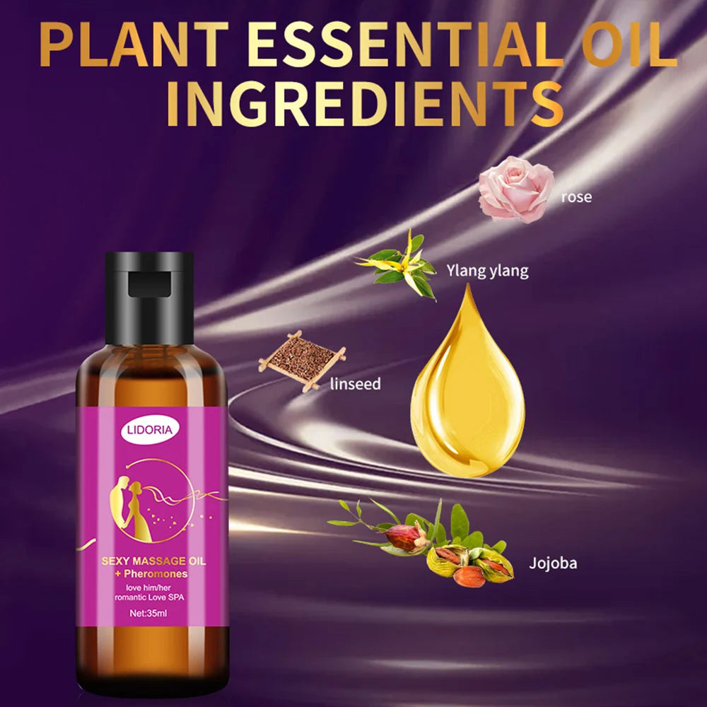 Massage Oil n & Women Private Parts Massage Oil Lasting Sexual Life 35ml Enlargement Oil for Adults
