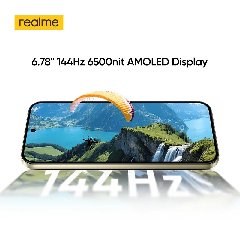 realme 16Pro 5G Smartphone Fast Charge 45W  Battery 6500mAh, Camera 200MP OIS, IP69 AMOLED Display 144Hz 6.78"