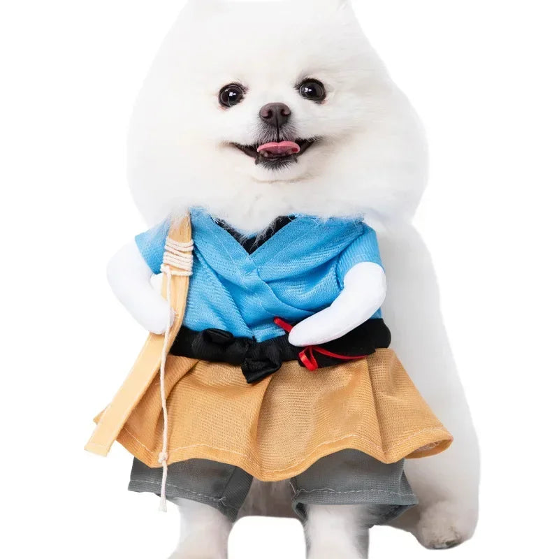 Halloween Funny Dog Clothes Small Medium Large Dogs Cat Cosplay Pets Dress Up Puppy Pullover Chihuahua Costume Party Pet Outfits