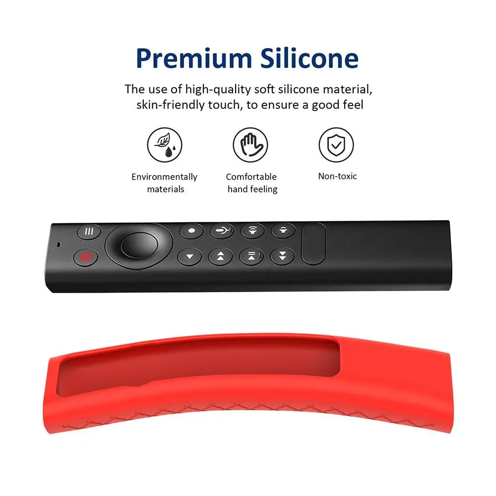 Protective Case Remote Control Case Silicone Shockproof TV Remote Cover Plain Color for NVIDIA Shield TVPro/4K HDR