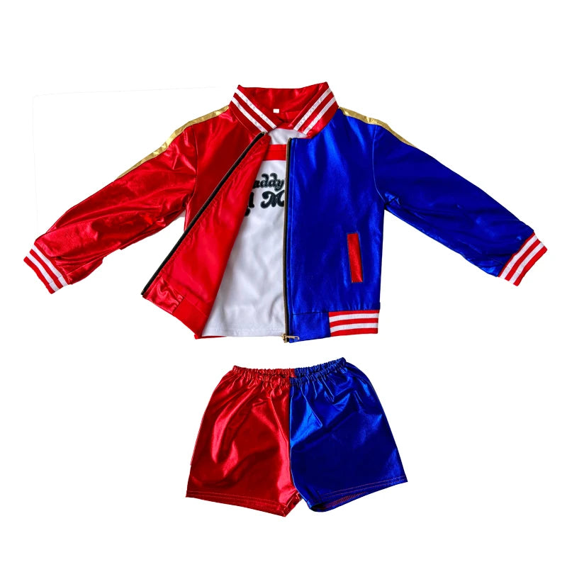 Halloween Girls Costume Cosplay Movie Outfits Kids Birthday Party Cool Superstar Dress Up Set