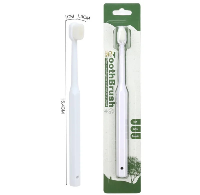 360-Degree Pet Toothbrush Dog Toothbrush Dog Teeth Cleaning Soft Bristle Cat Toothbrush Small Head Dog Toothbrush Pet Products