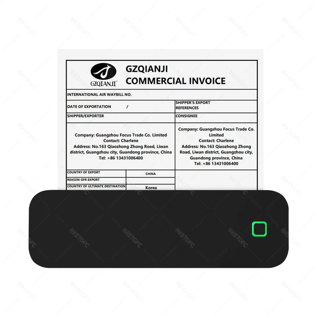 Portable A4 Thermal Printer Inkless Photo PDF Document Tattoo Printing Bluetooth Tattoo Stencil Printer For Office Home Travel