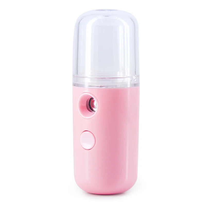 USB-Charging Mist Facial Sprayer Portable 30ml Mini Face Humidifier Beauty Skin Care Tools Nebulizer Face Moisturizing Sprayer