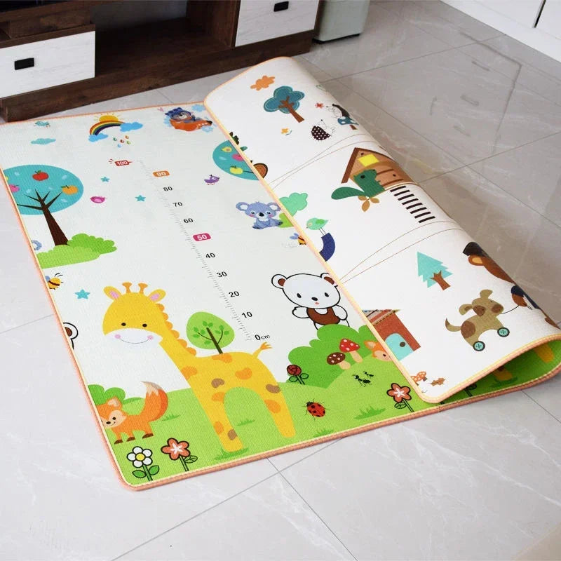 2 thickness options 5 Size Options Crawling Carpet Baby Play Mat Children Rug for Kids Educational Toys Soft Activity Game Floor