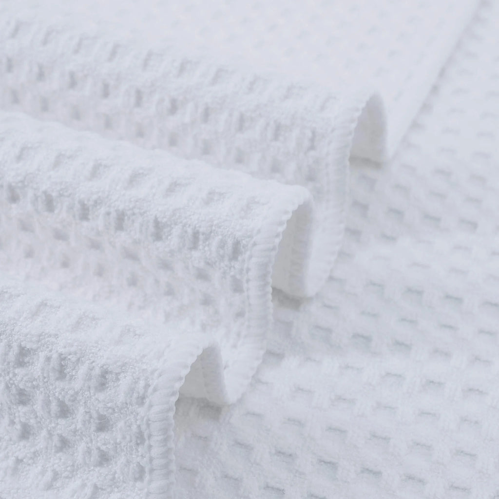 3/5/7Pcs, 40×60 Cm, 100% Polyester Blend White Waffle Weave Kitchen Towels, Ultra-Soft and Highly Absorbent Dishcloths