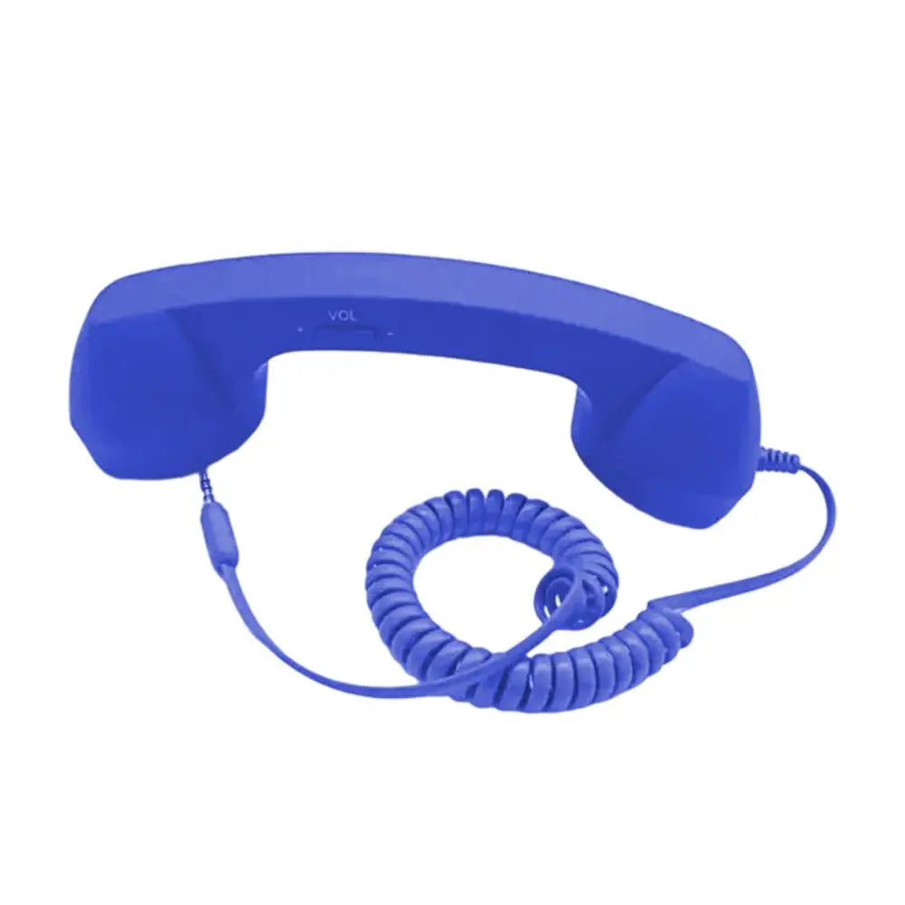 Telephone Handset Retro Phone Handset with 3.5mm Jack Universal Smartphone Receiver Vintage Cellphone Microphone Speaker