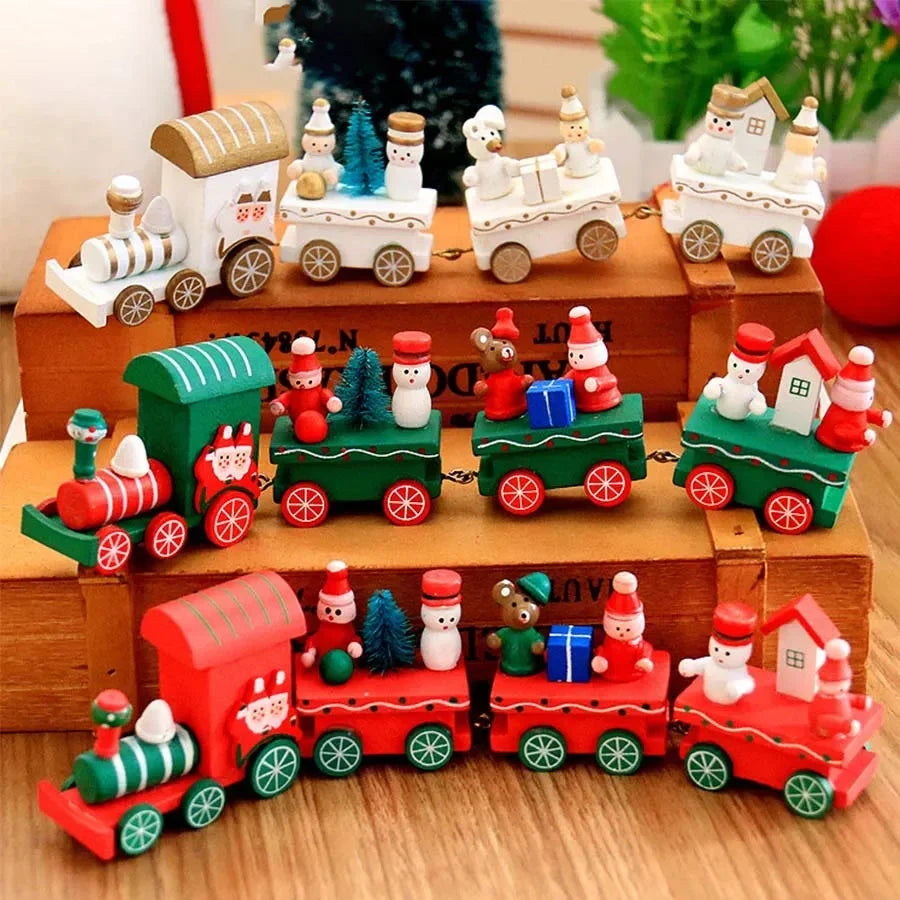 Christmas Train Merry Christmas Decorations For Home,  Cristmas Ornament Xmas Navidad Noel Gifts Happy New Year Gifts