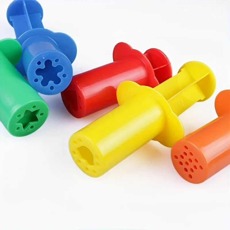 10/20/30/40 Pack Clay Dough Tool Set Play Dough Non Toxic Modeling Dough Extruder Set - Various Colors