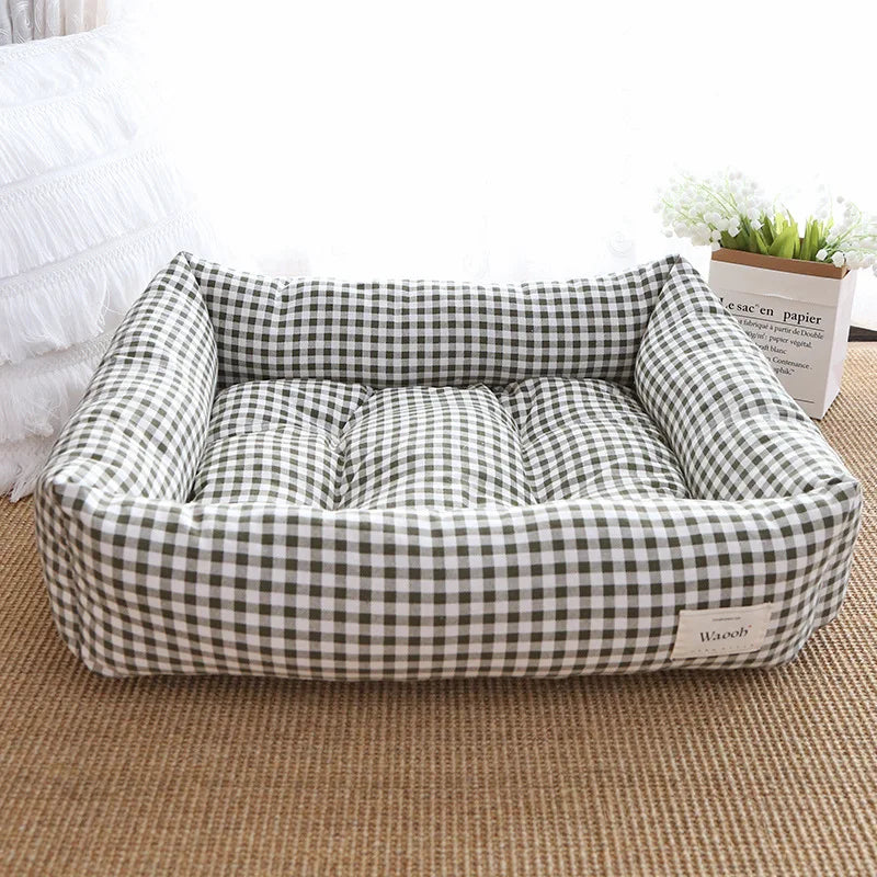 New Four Seasons Universal Pet Spring and Autumn Square Nest Winter Warm Dog and Cat Nest Thickened Small Dog and Cat Nest