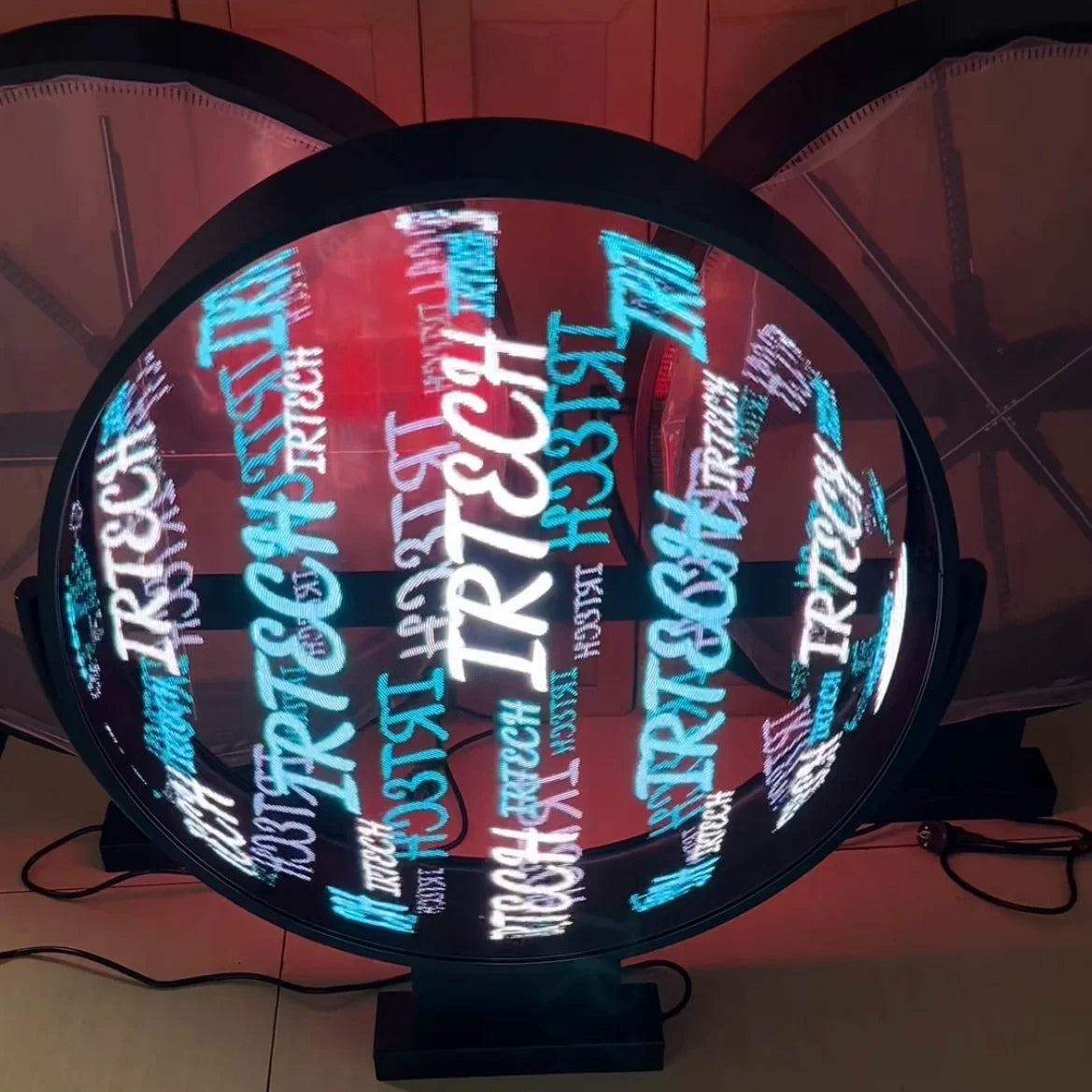 2025 Outdoor Wall Mount Waterproof 3D Hologram LED Fan Display Single/Double Side LOGO Display 3D Hologram Advertising Equipment
