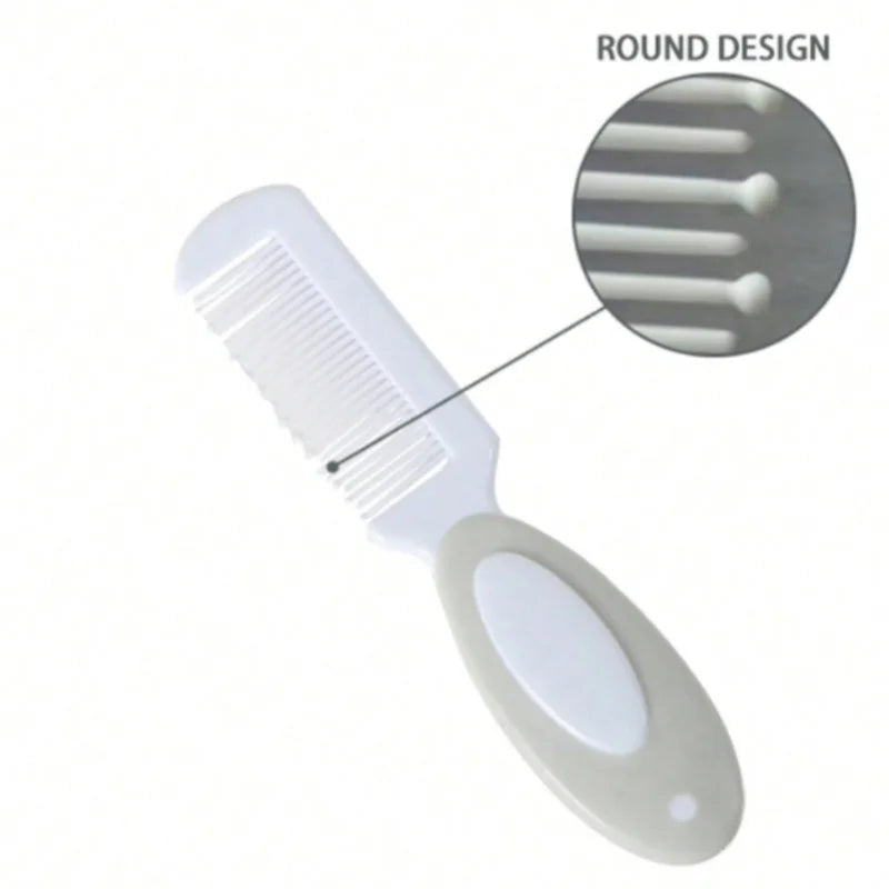 Baby Care Kit Six-Piece Baby Nasal Inhaler Nail Clipper Brush File Comb Scissors Set Daily Cleaning and Care Accessories for Baby