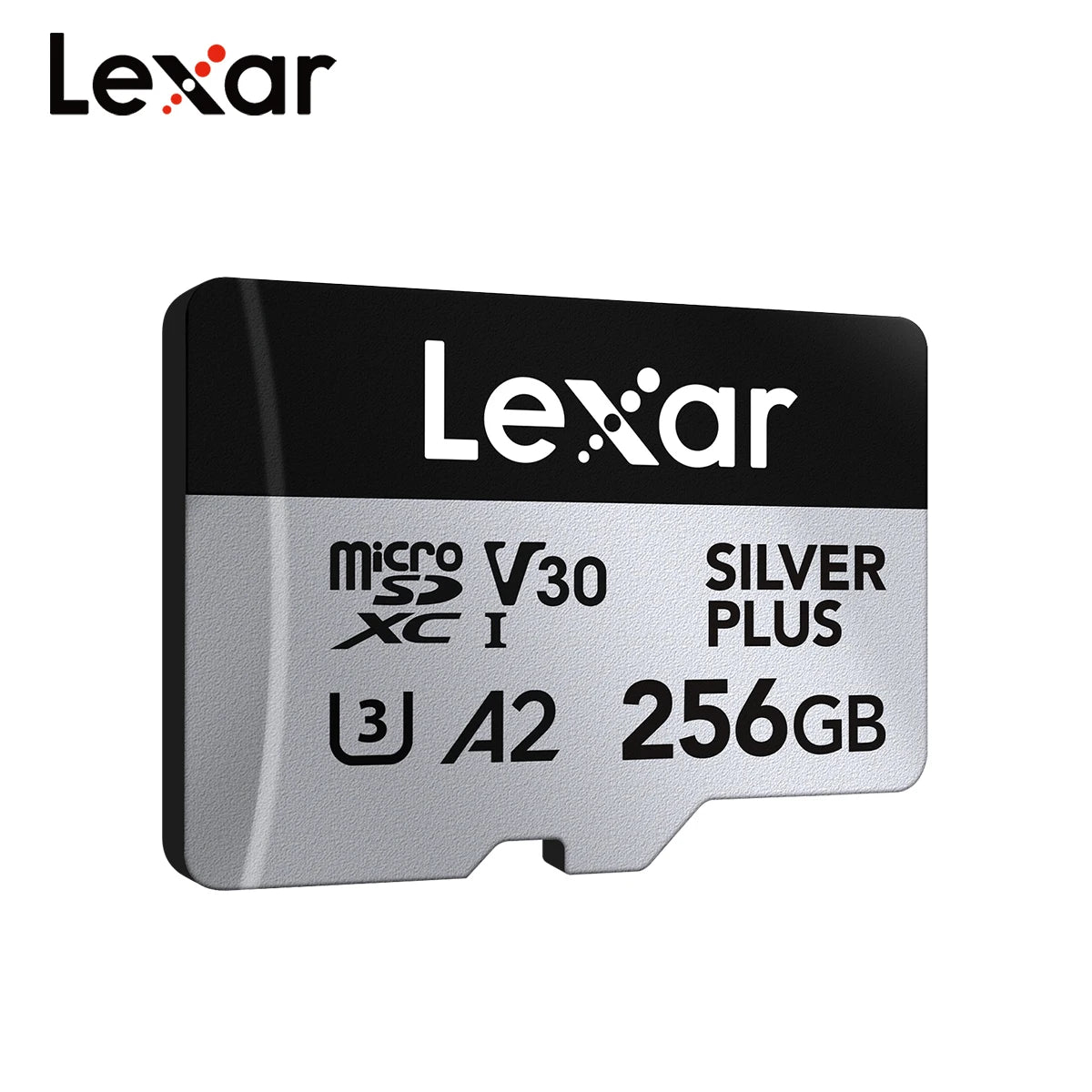 Lexar SILVER PLUS Memory Card 64GB 128GB 256GB Read Speed Up To 205mb/s A2 V30 4K UHD TF 1366x Card Professional Micro SD Card