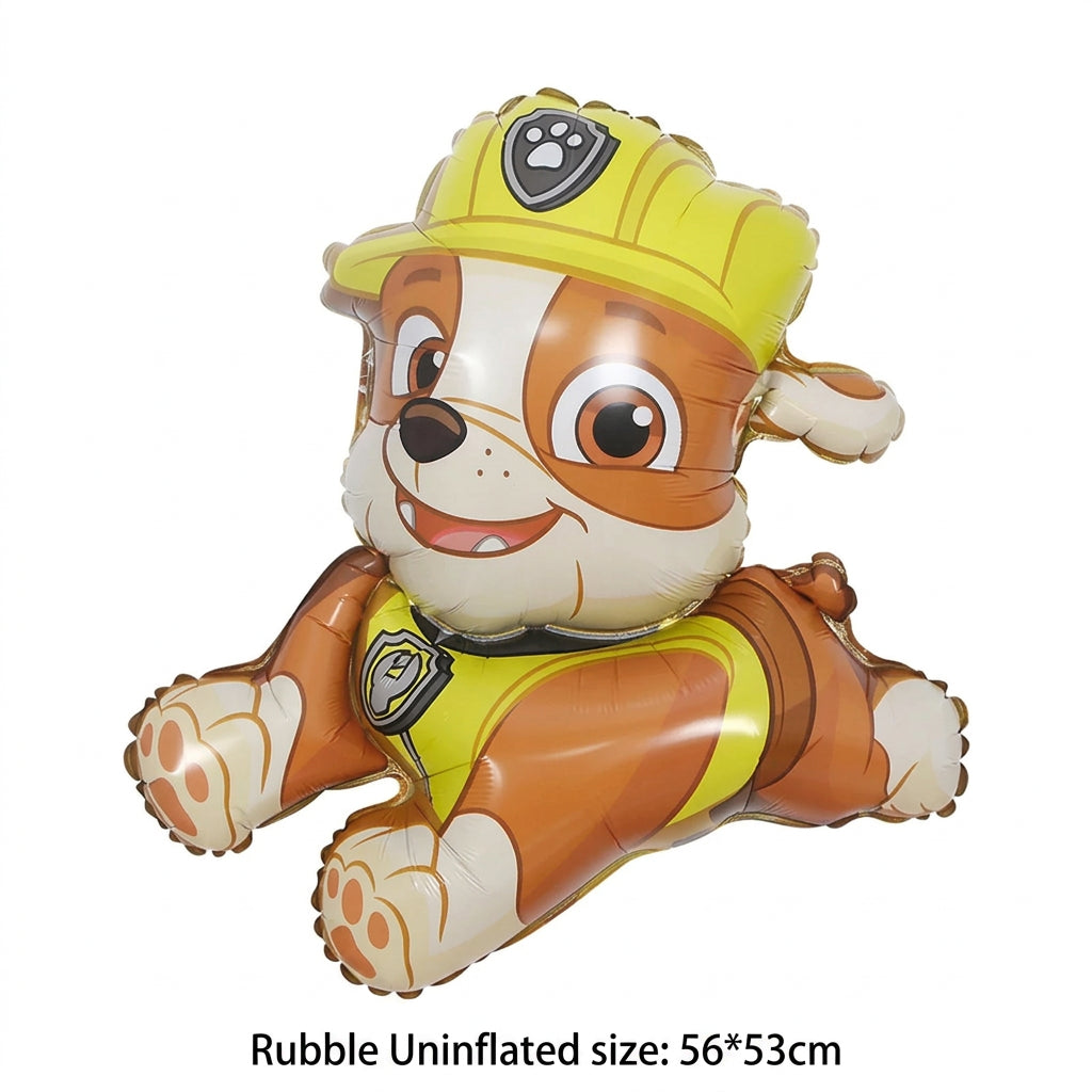 8pcs New Cartoon PAW Patrol Birthday Decoration Supplies Balloon Set with Chase Marshall Skye Foil Ball for Children's Party