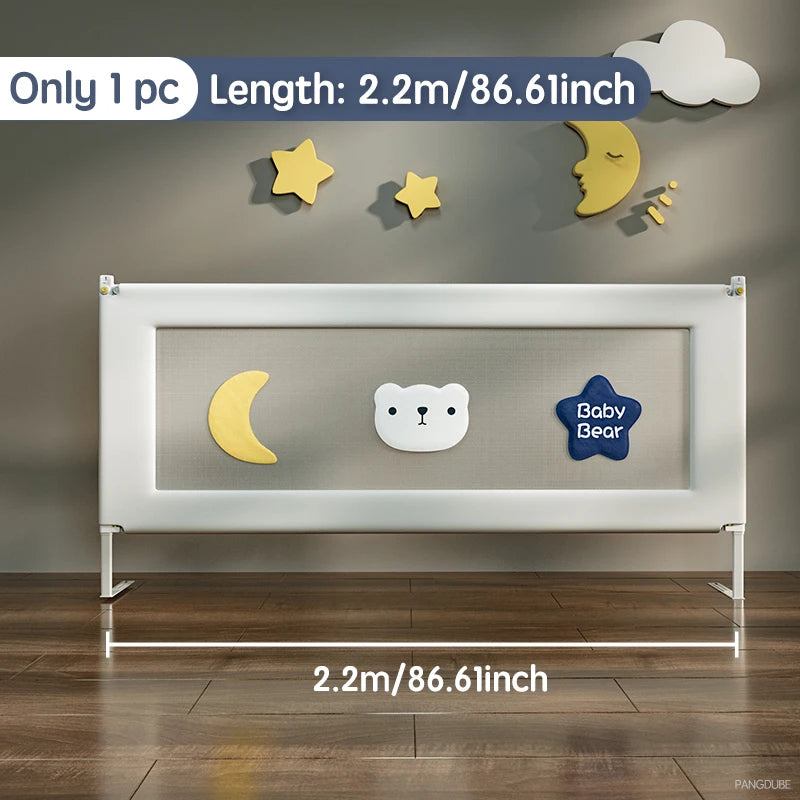 PANGDUBE 1pc Bed Rail Guard for Kids Fall Out Protection Handrail Bed Safety Baby Safety Bed Barrier for Parents Bed