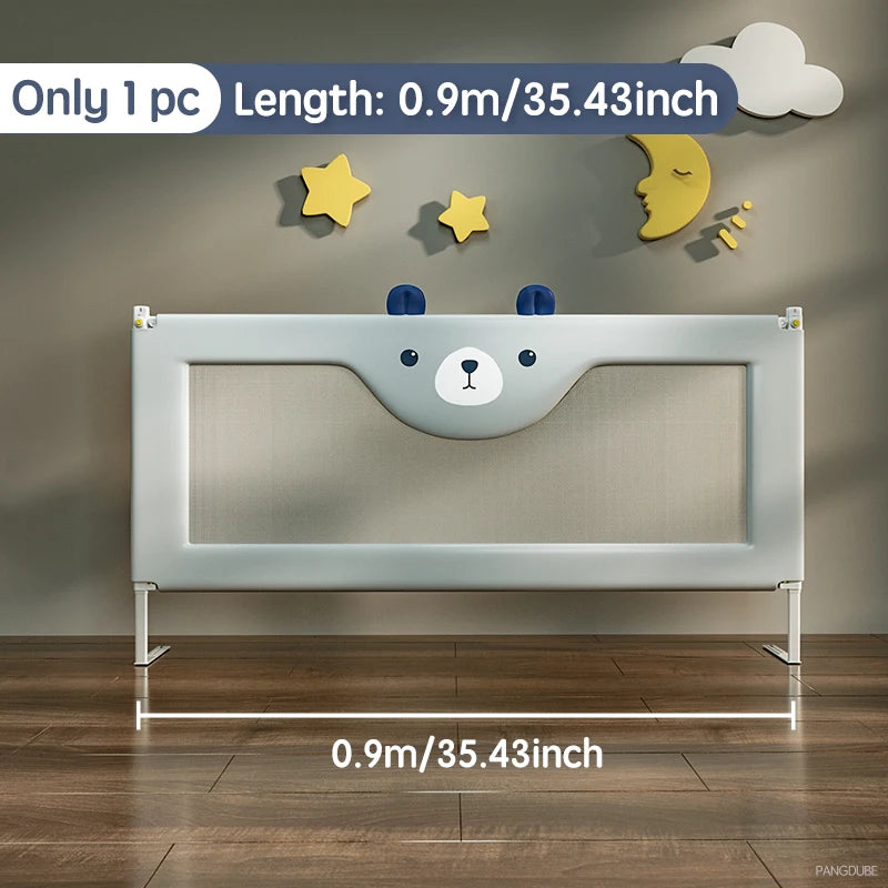 PANGDUBE 1pc Bed Rail Guard for Kids Fall Out Protection Handrail Bed Safety Baby Safety Bed Barrier for Parents Bed