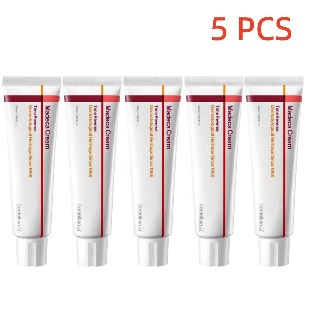 Korean Madeca Cream Collagen Time Reverse Advanced Firms Reduces Wrinkles Fast Absorbing Nourishing Hydrates Skin Care Centella