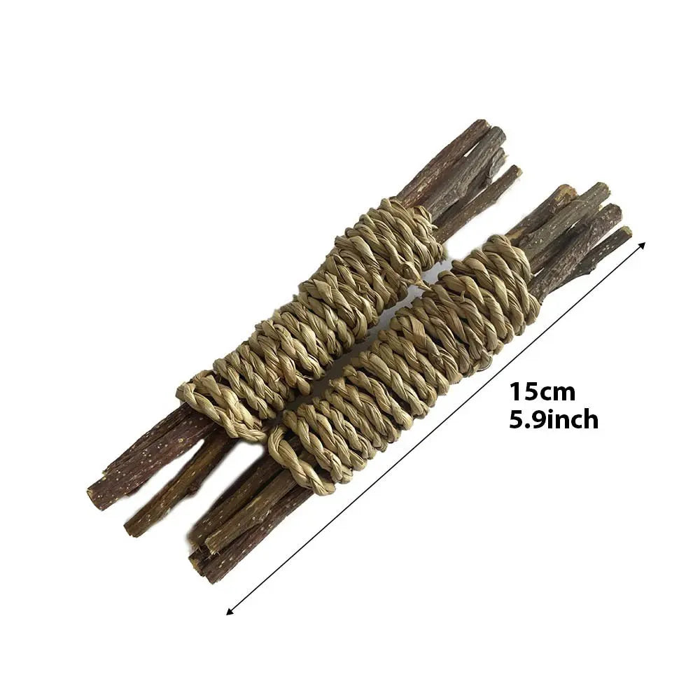 Small Animal Chew Toys for Rabbits, Hamsters, Guinea Pigs, and Chinchillas, Tooth Cleaning Molar Grinding Toys, Pet Supplies
