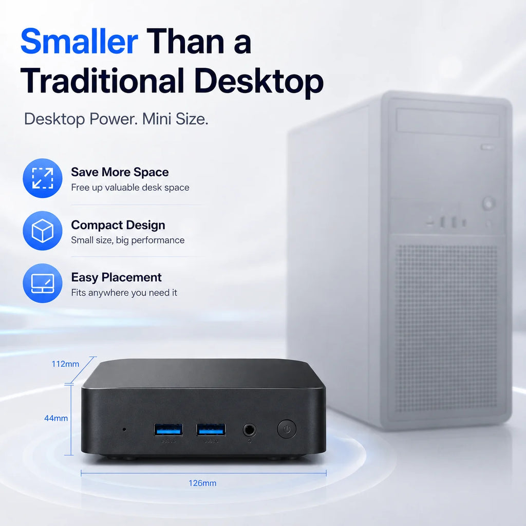 Mini PC Windows 11 Intel Core I9 10980HK 16GB RAM 1TB SSD Windows 11 WiFi Office Business