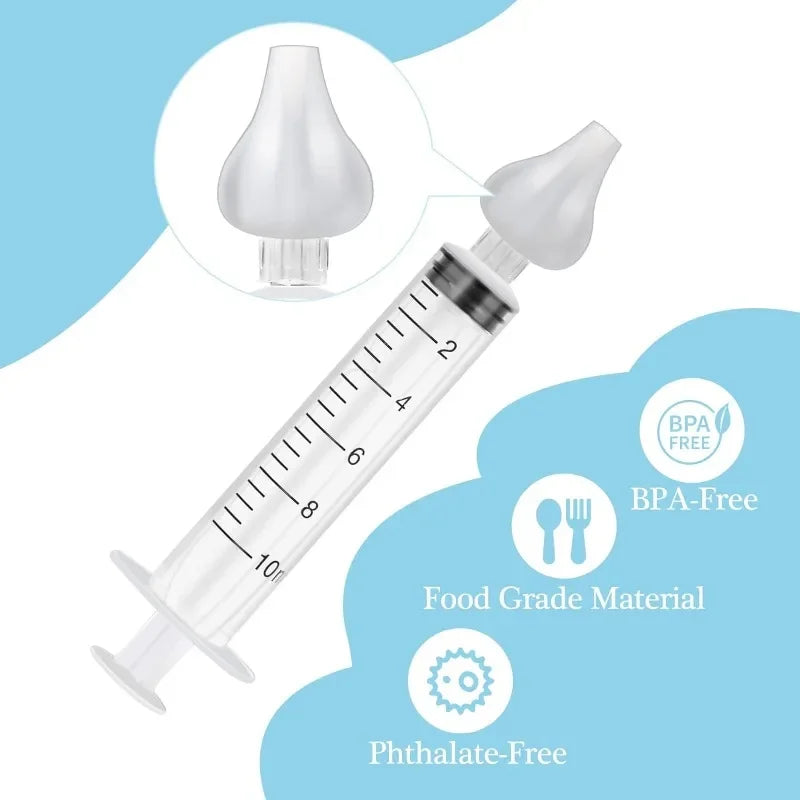 10ML/20ML Baby Nasal Aspirator Syringe Baby Nose Cleaner Rhinitis Nasal Washer Irrigator Baby Nasal Irrigator for Children