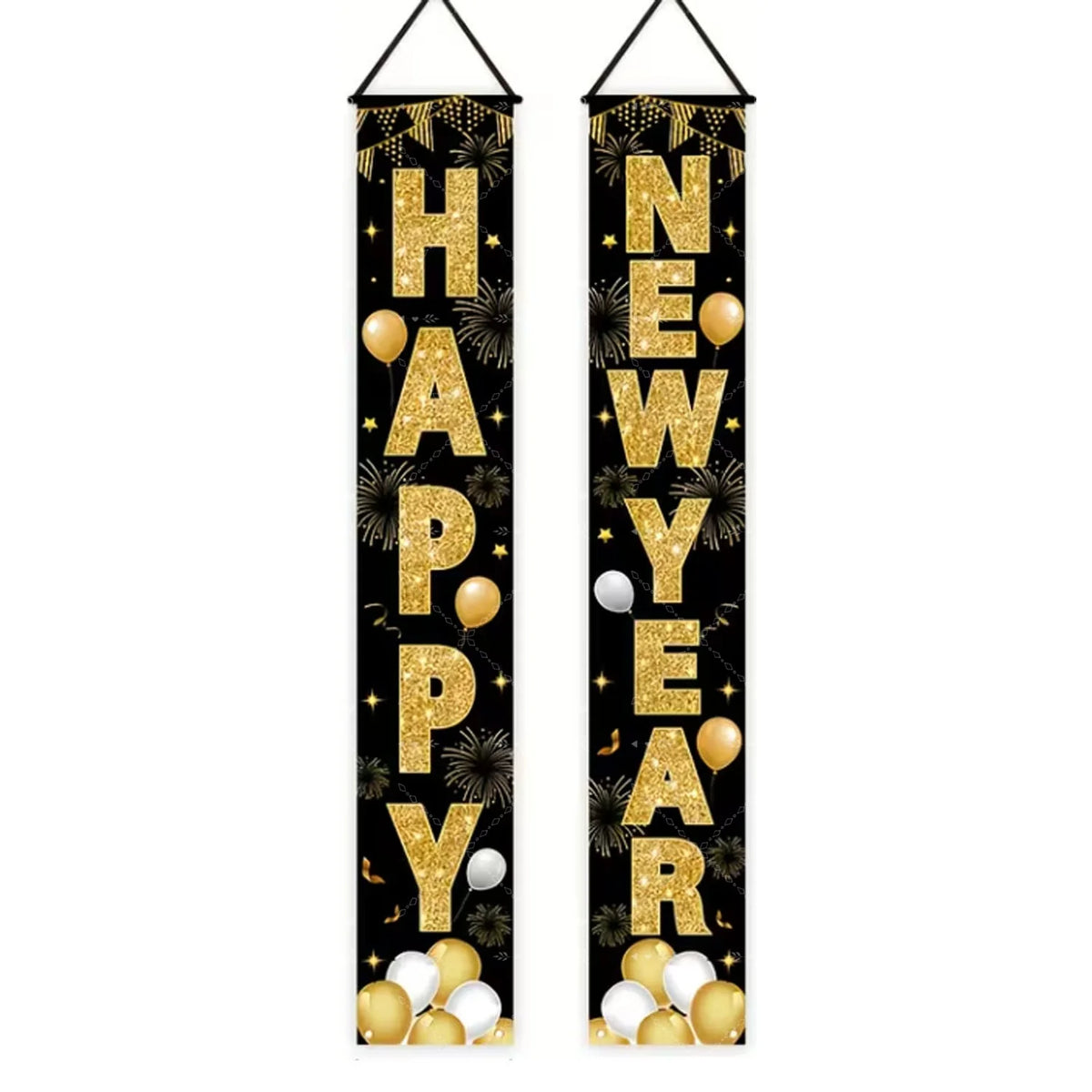 Merry Christmas Theme New Year Party Decorations Couplet Santa Claus Snowman Christmas Tree Wall Door Hanging Flags Banner Props