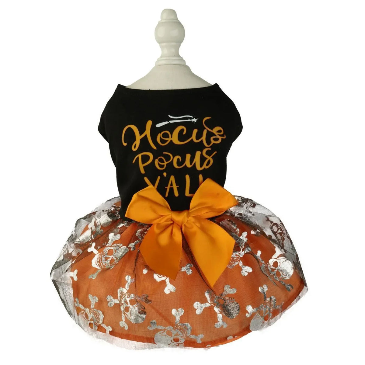 Newfashion Autumn Pet Halloween Costume Pumpkin Dress For Small Medium Dogs Teddy Pomeranian Cross-Border Popular Cat Pet Clothes