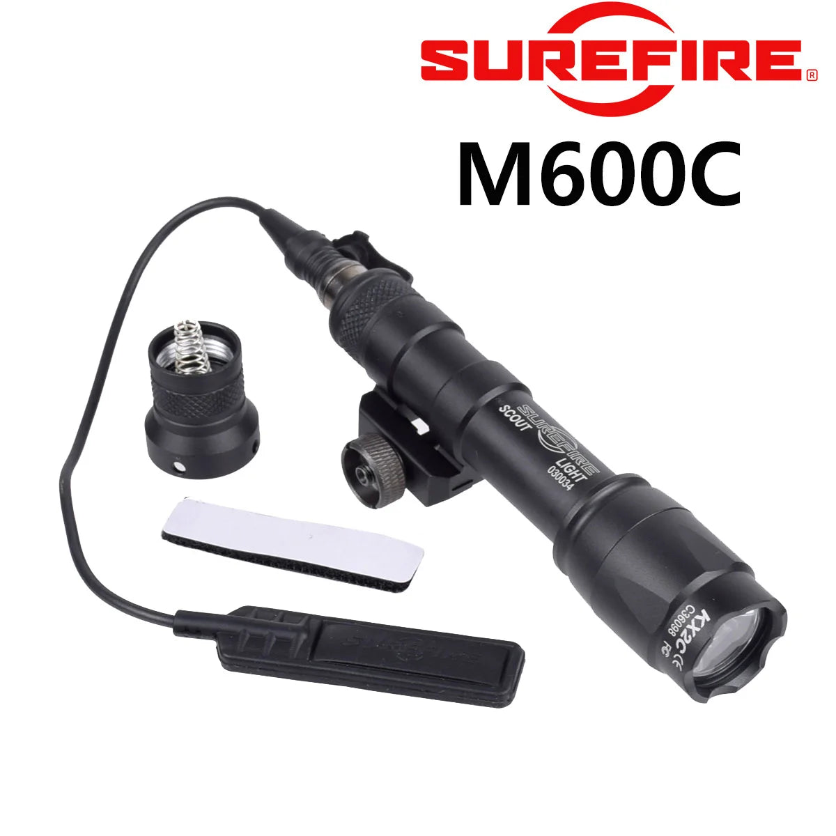 Surefire M300C M600C Tactical Airsoft Scout Light Rifle Gun AR15 Flashlight With UNITY AXON Dual Function Remote Pressure Switch