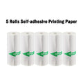 HD Mini Portable Thermal Printer 57mm Self-Adhesive Paper Label Sticker for Phone Picture Photo Printing Universal Portable Labe