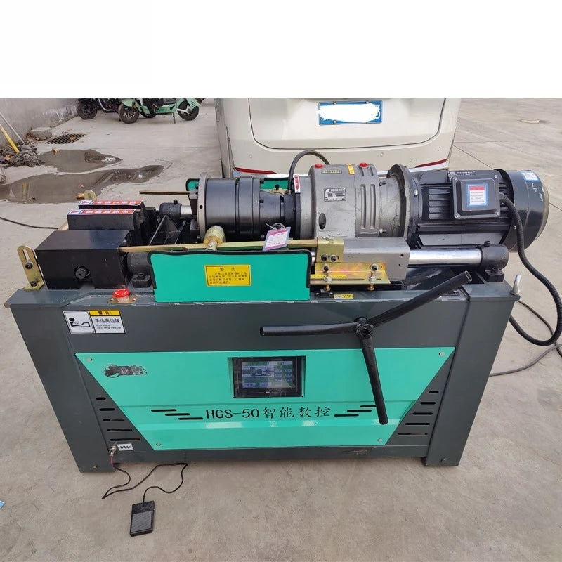 Automatic Electric 16-40 Mm CNC Steel Bar Thread Rolling Machine 150mm Length Rebar Thread Rolling Machine