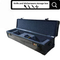 Multi-functional Kitchen Cooking Chef Knife Storage Case Knives Holder Aluminum Combination Lock Tools Case Knife Organizer